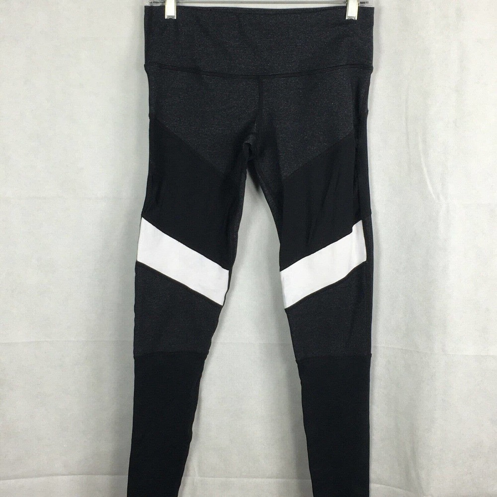 VIMMIA Leggings Womens‎ Sz M Black Gray White Athletic Pants Workout Gym Yoga